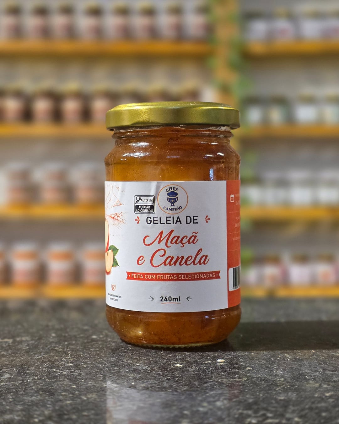 Geleia de Maçã e Canela