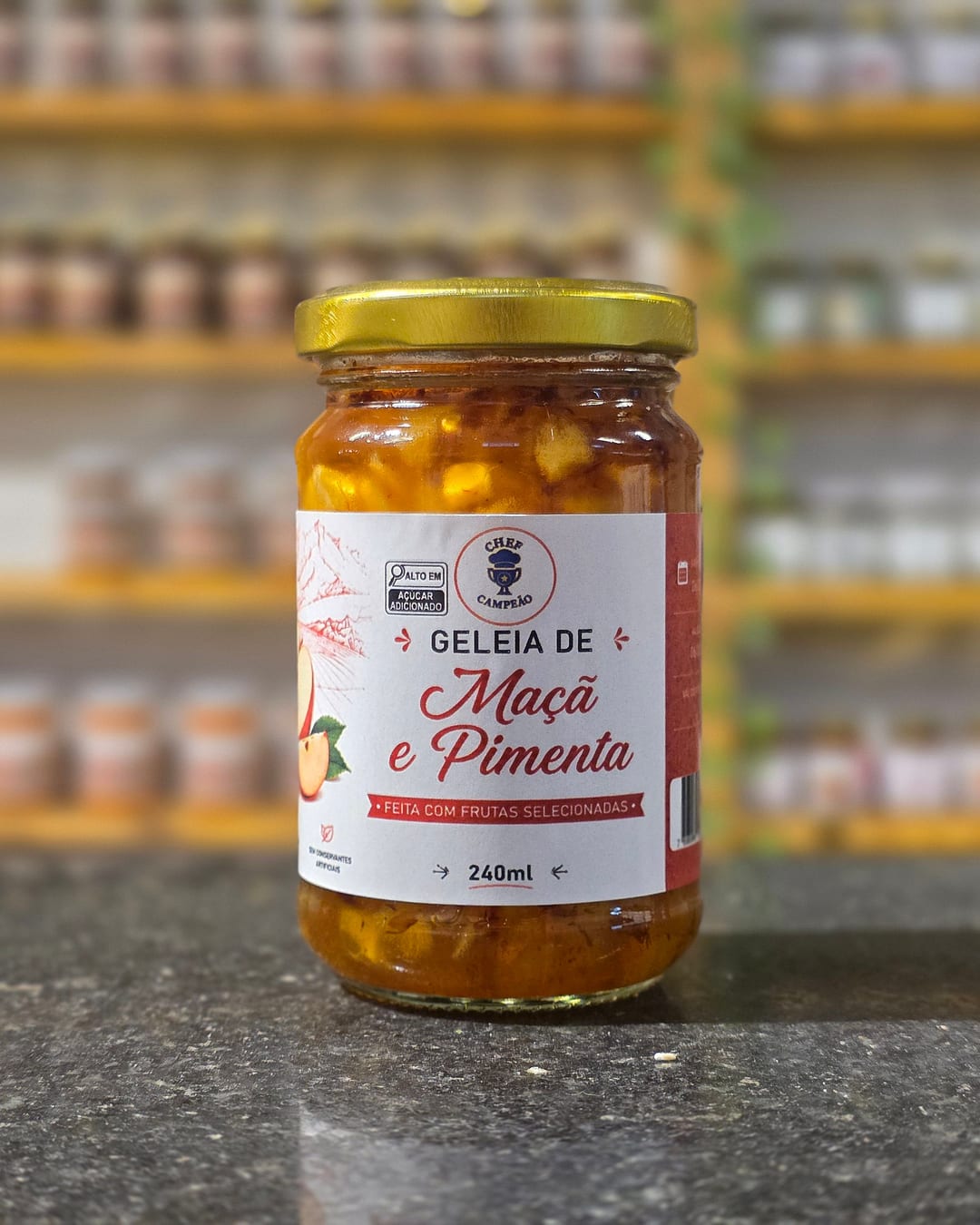 Geleia de Maçã e Pimenta